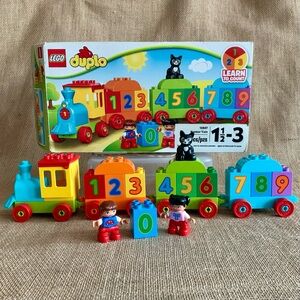 LEGO DUPLO Learn to Count Train Preschool Education Toy Retired 1.5 - 3 Yrs Old